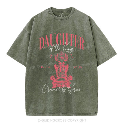 Daughter Of The King Christian Washed T-Shirt