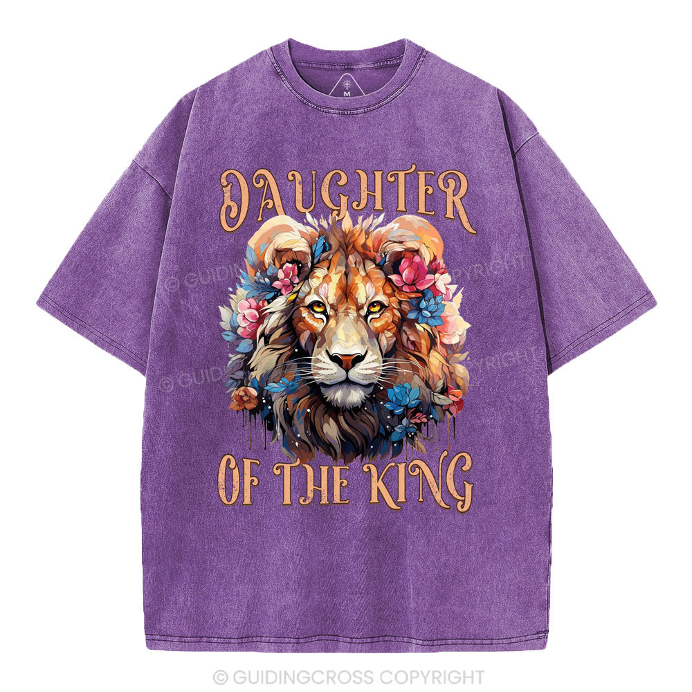 Daughter Of The King Christian Washed T-Shirt