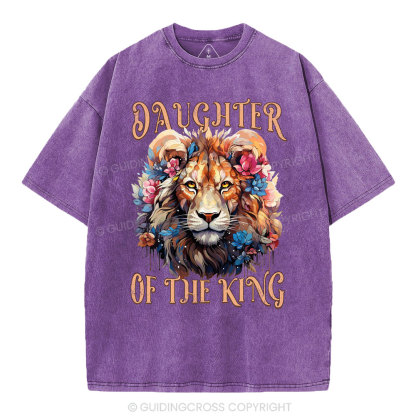 Daughter Of The King Christian Washed T-Shirt