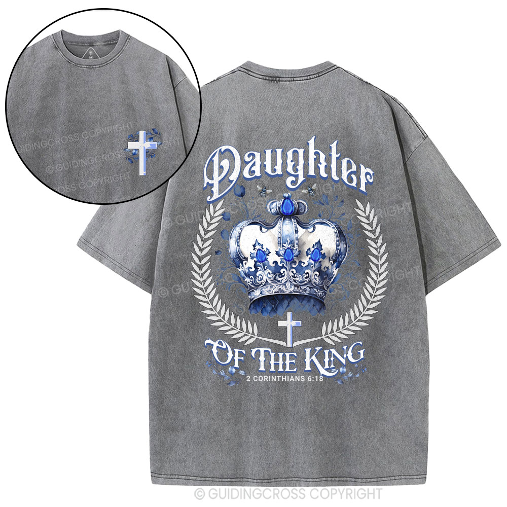 Daughter Of The King Christian Washed T-Shirt