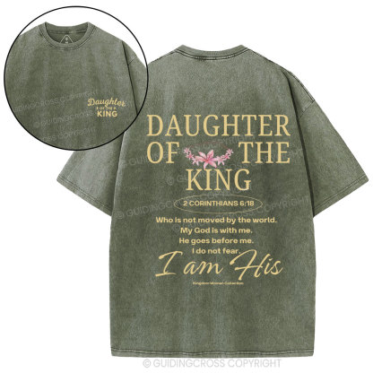 Daughter Of The King Christian Washed T-Shirt