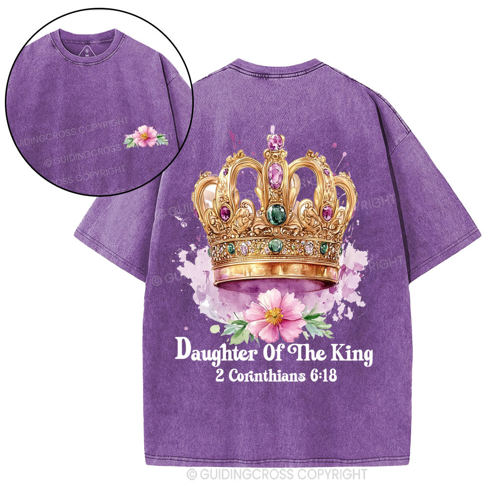 Daughter Of The King Christian Washed T-Shirt