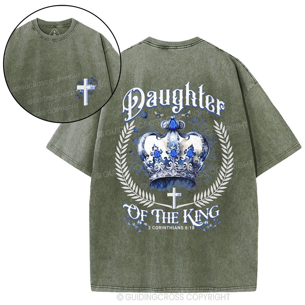 Daughter Of The King Christian Washed T-Shirt