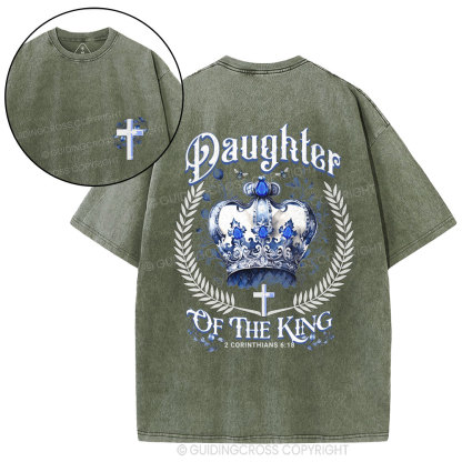 Daughter Of The King Christian Washed T-Shirt