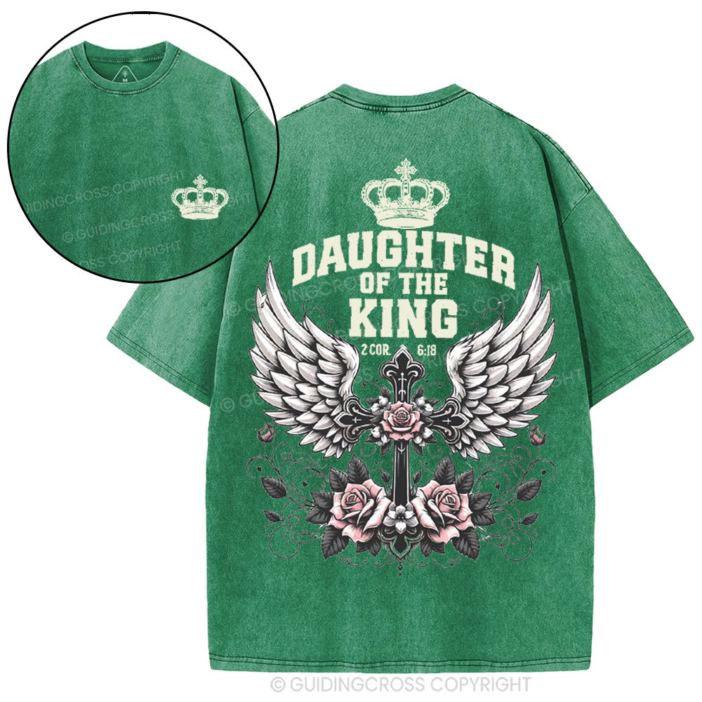Daughter Of The King Christian Washed T-Shirt