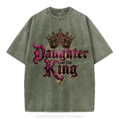 Daughter Of The King Christian Washed T-Shirt