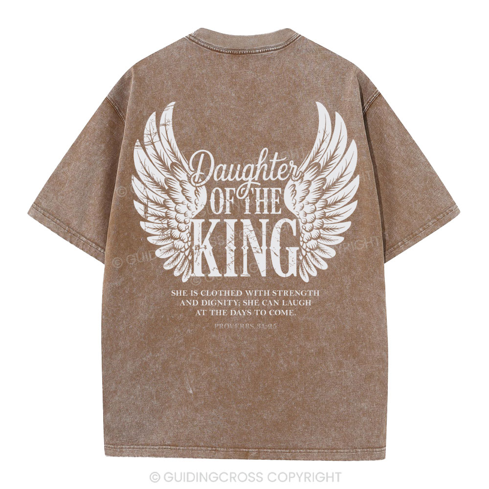Daughter Of The King Christian Washed T-Shirt