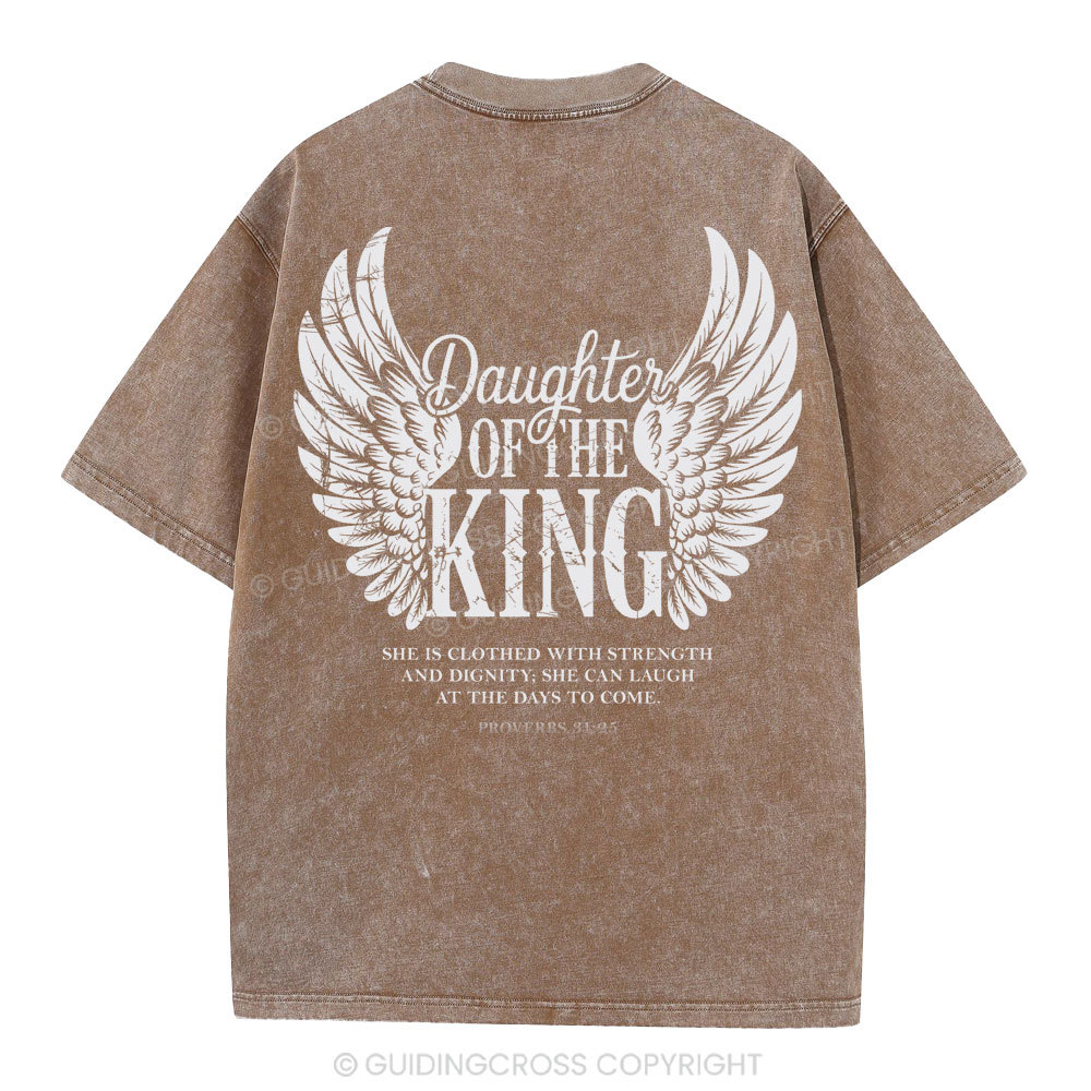 Daughter Of The King Christian Washed T-Shirt