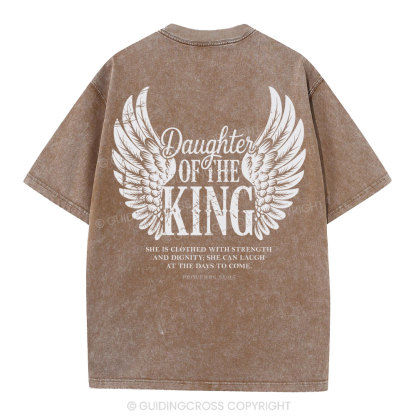 Daughter Of The King Christian Washed T-Shirt