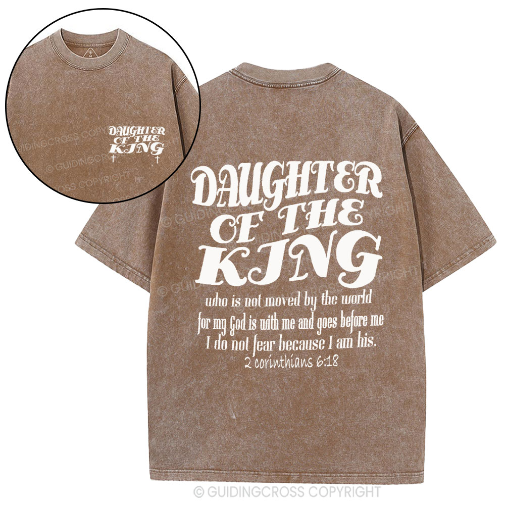 Daughter Of The King Christian Washed T-Shirt
