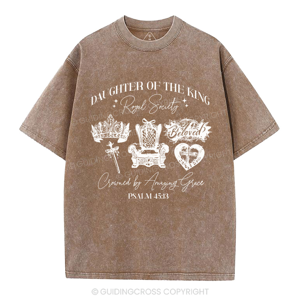 Daughter Of The King Christian Washed T-Shirt
