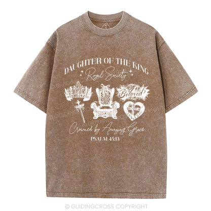 Daughter Of The King Christian Washed T-Shirt