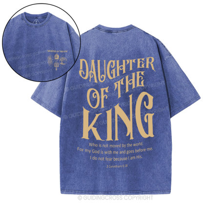 Daughter Of The King Christian Washed T-Shirt