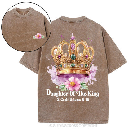 Daughter Of The King Christian Washed T-Shirt