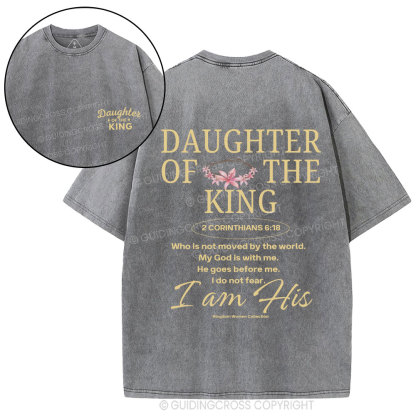 Daughter Of The King Christian Washed T-Shirt