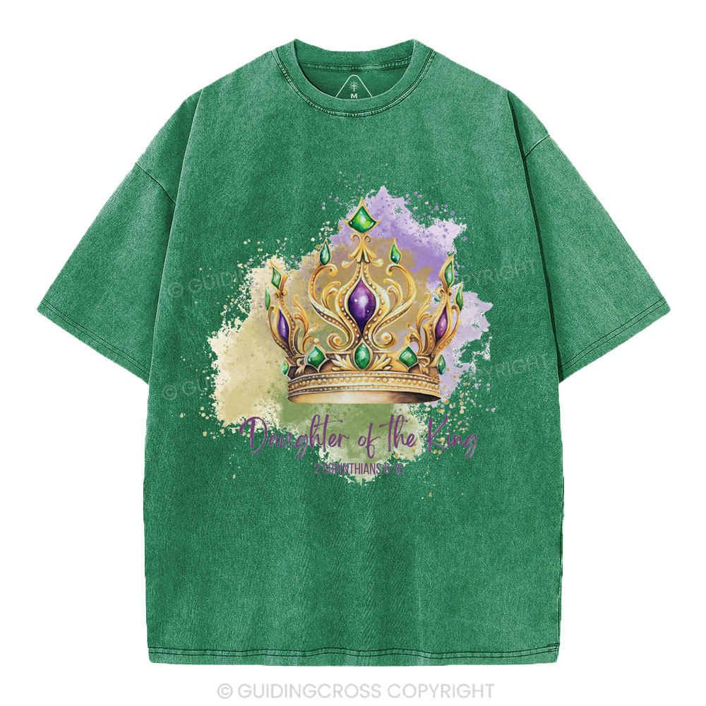 Daughter Of The King Christian Washed T-Shirt
