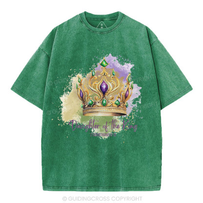 Daughter Of The King Christian Washed T-Shirt