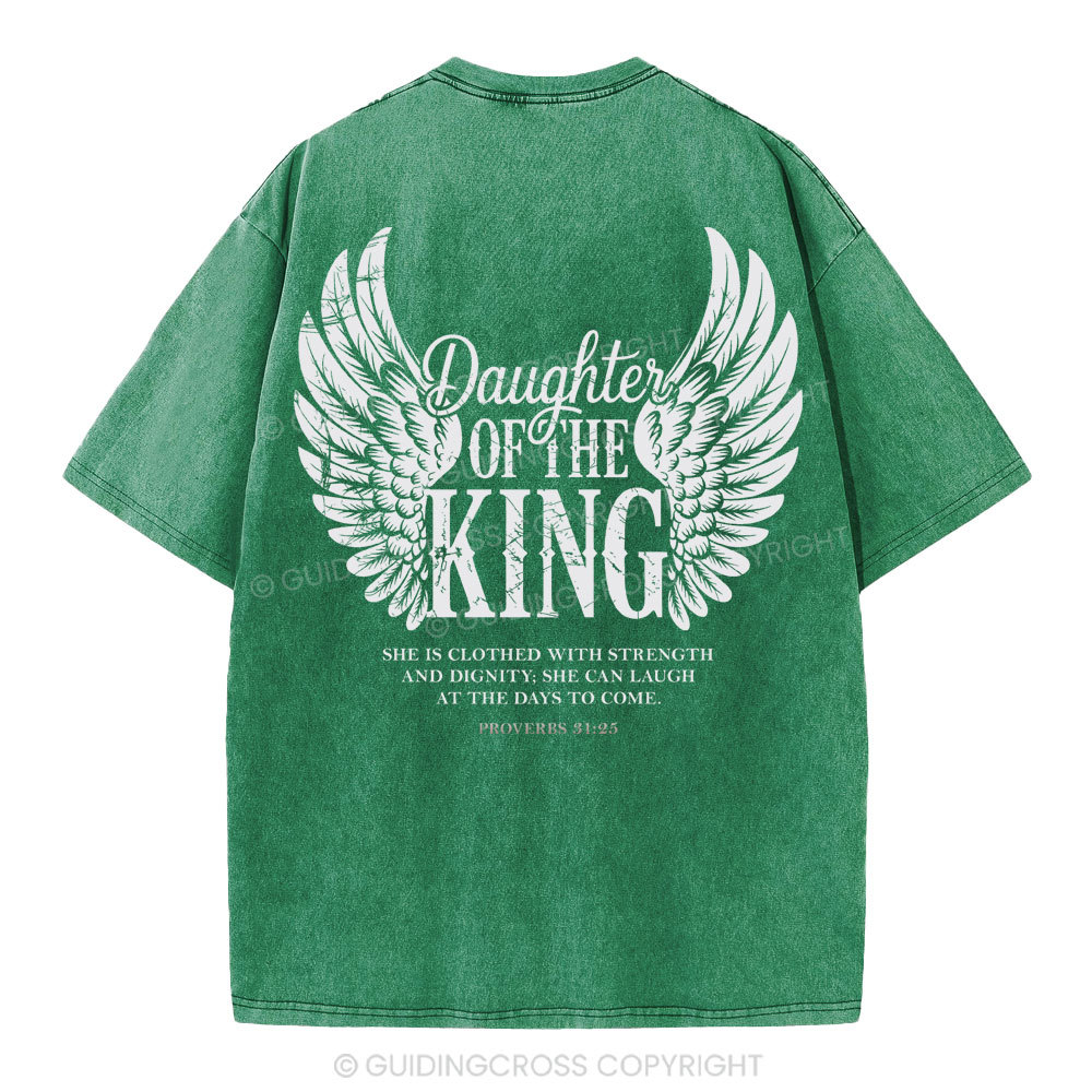 Daughter Of The King Christian Washed T-Shirt