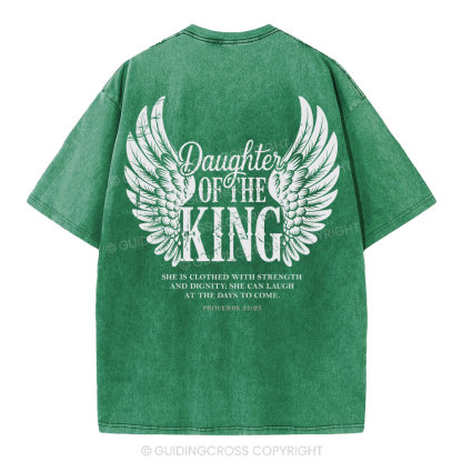 Daughter Of The King Christian Washed T-Shirt