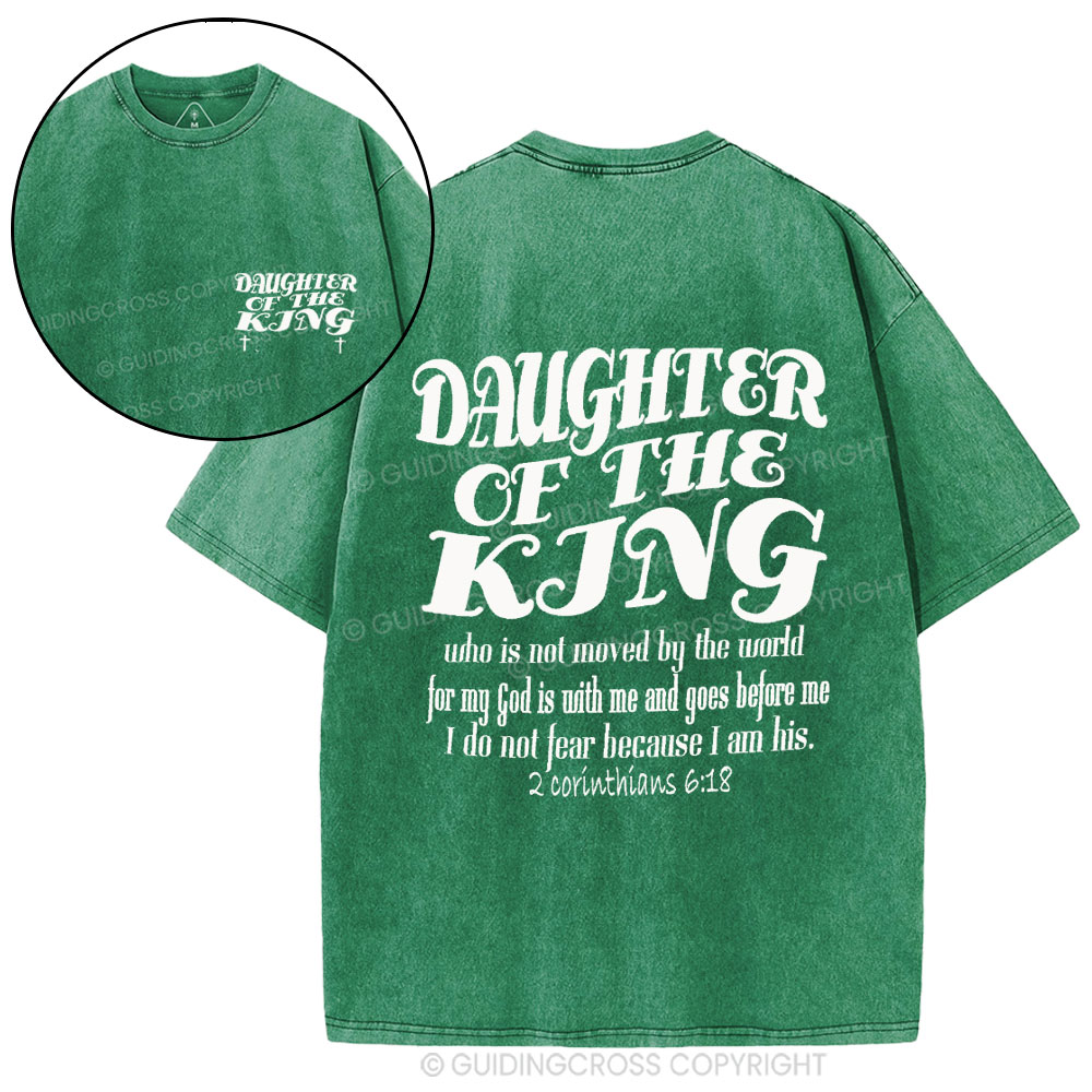 Daughter Of The King Christian Washed T-Shirt