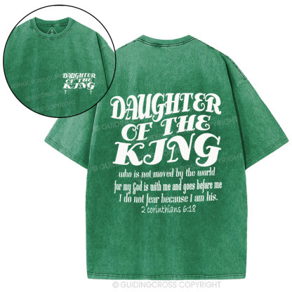 Daughter Of The King Christian Washed T-Shirt