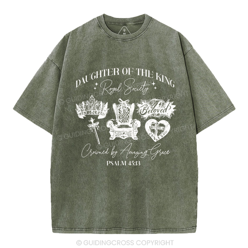Daughter Of The King Christian Washed T-Shirt