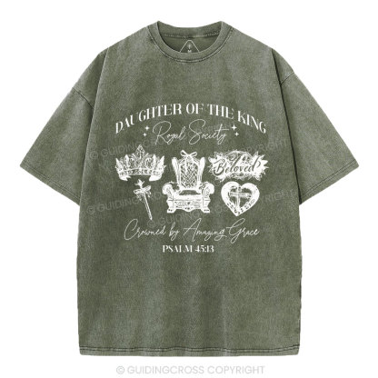 Daughter Of The King Christian Washed T-Shirt