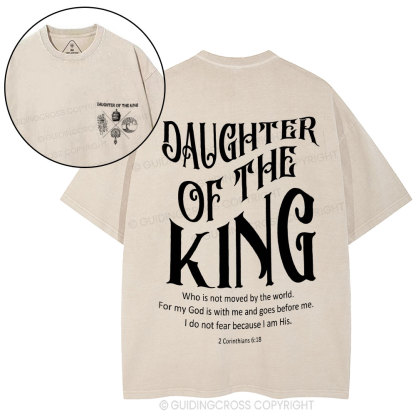 Daughter Of The King Christian Washed T-Shirt