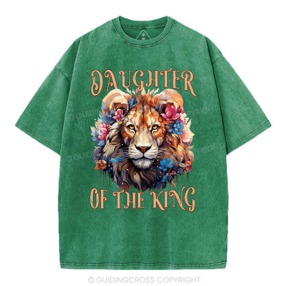 Daughter Of The King Christian Washed T-Shirt