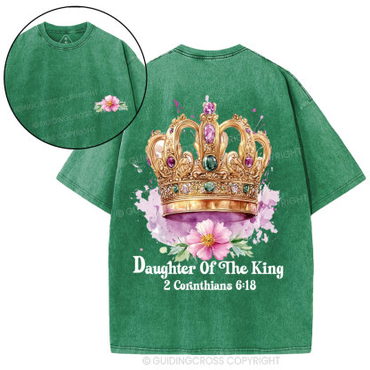 Daughter Of The King Christian Washed T-Shirt