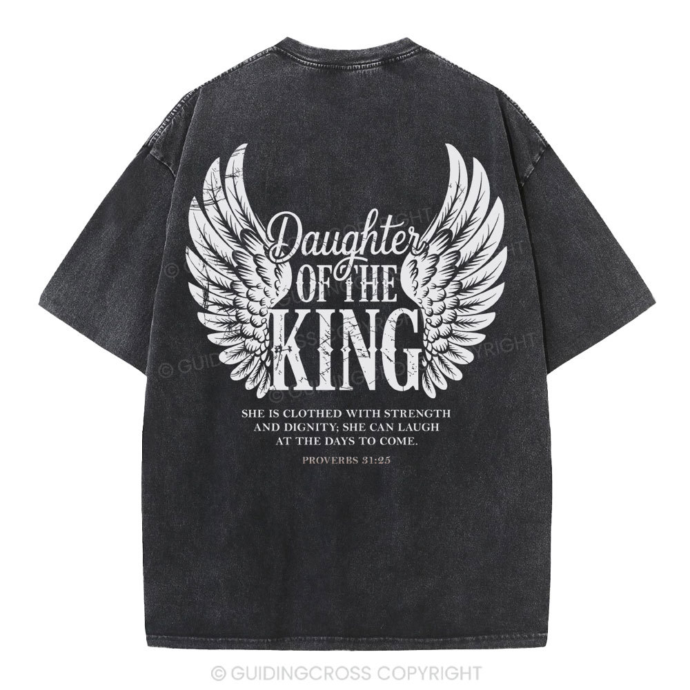 Daughter Of The King Christian Washed T-Shirt