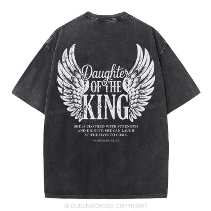 Daughter Of The King Christian Washed T-Shirt