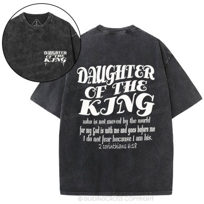 Daughter Of The King Christian Washed T-Shirt