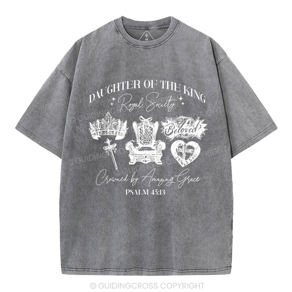 Daughter Of The King Christian Washed T-Shirt