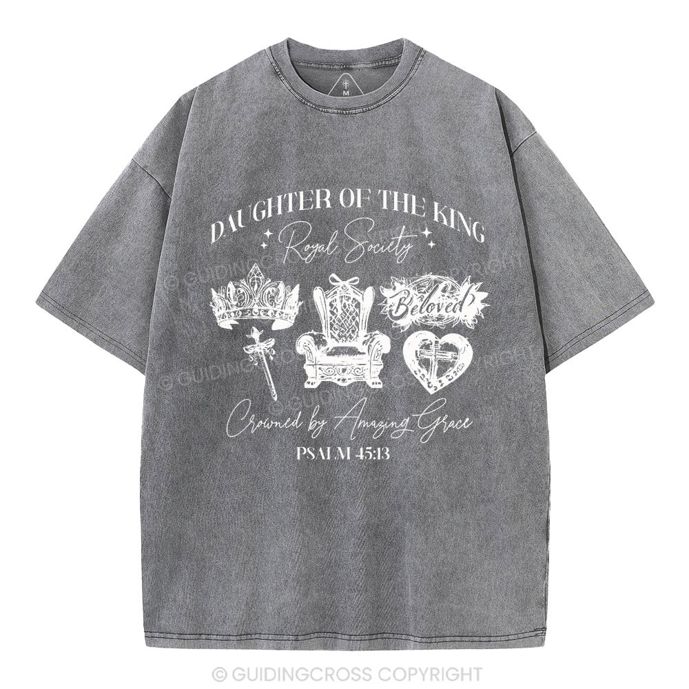 Daughter Of The King Christian Washed T-Shirt