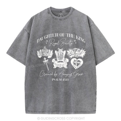 Daughter Of The King Christian Washed T-Shirt