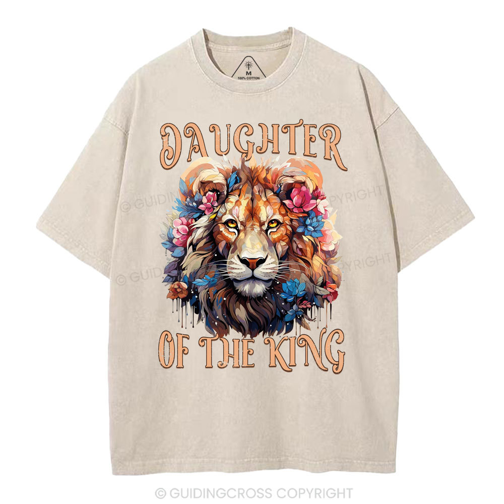 Daughter Of The King Christian Washed T-Shirt