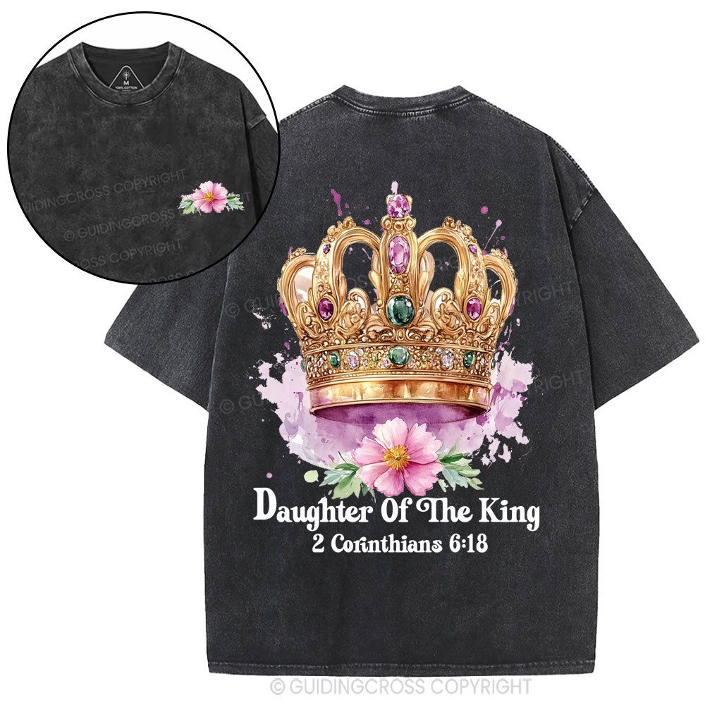 Daughter Of The King Christian Washed T-Shirt