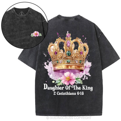 Daughter Of The King Christian Washed T-Shirt