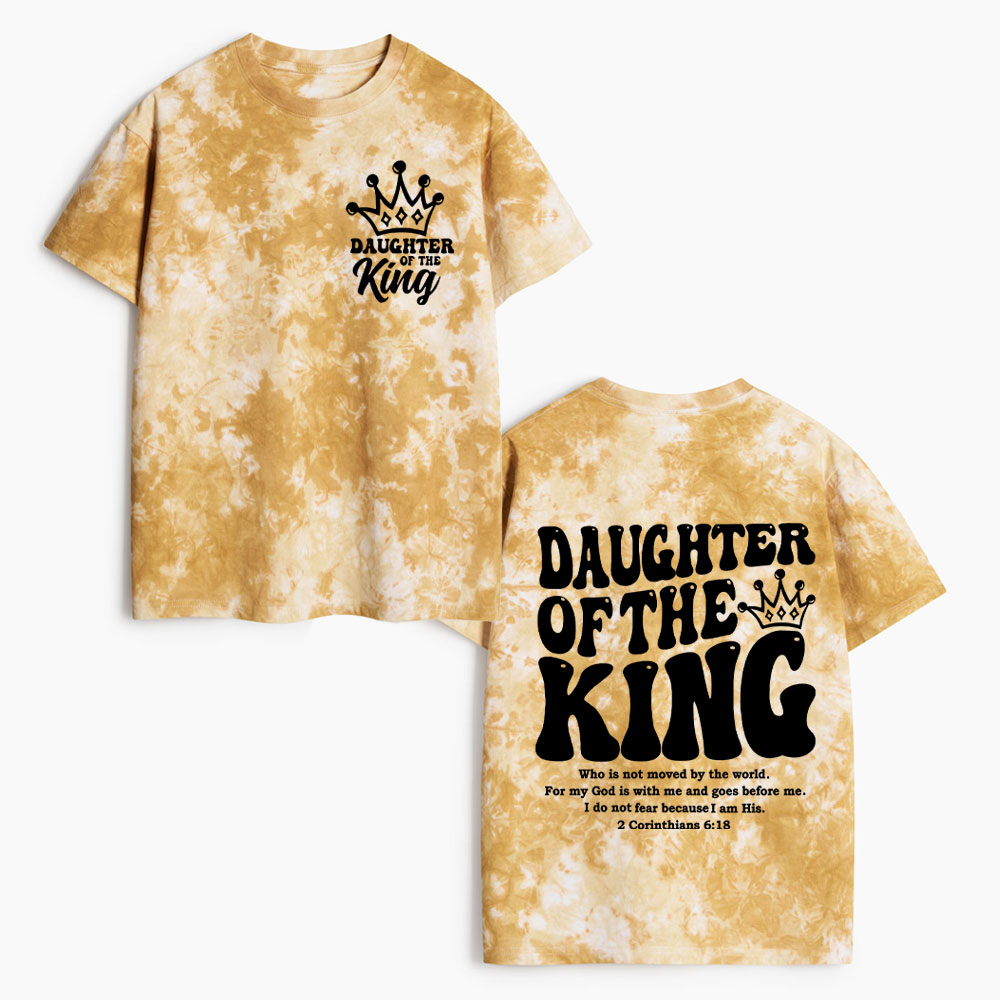 Daughter Of The King Heavy Cotton Tie Dye T-Shirt