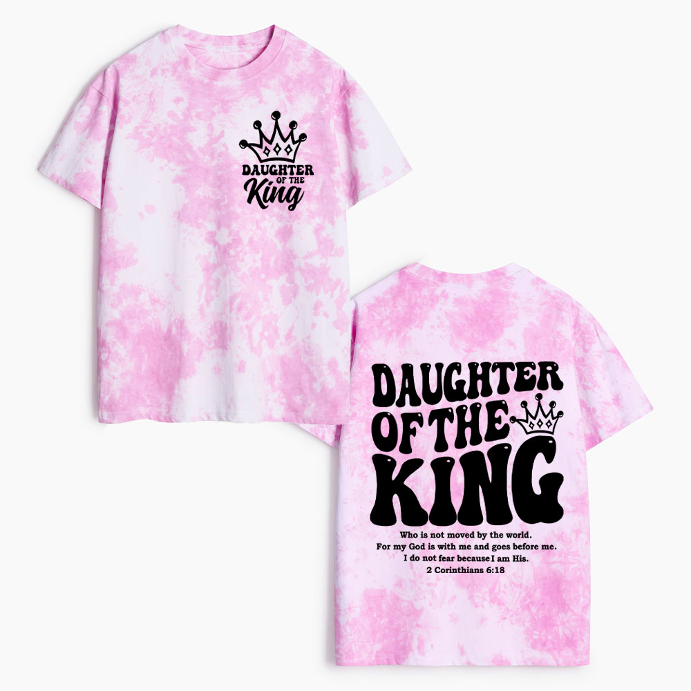 Daughter Of The King Heavy Cotton Tie Dye T-Shirt