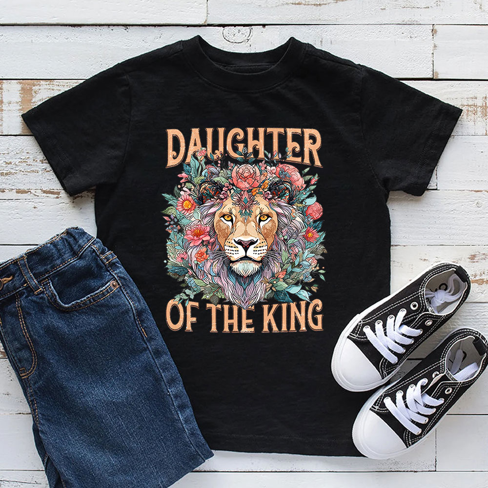 Daughter Of The King Kids Christian T-Shirt
