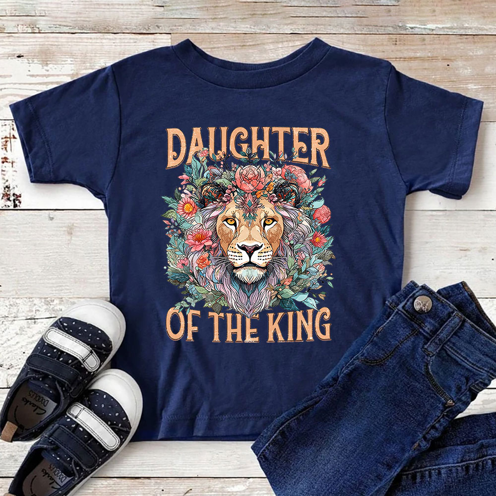 Daughter Of The King Kids Christian T-Shirt
