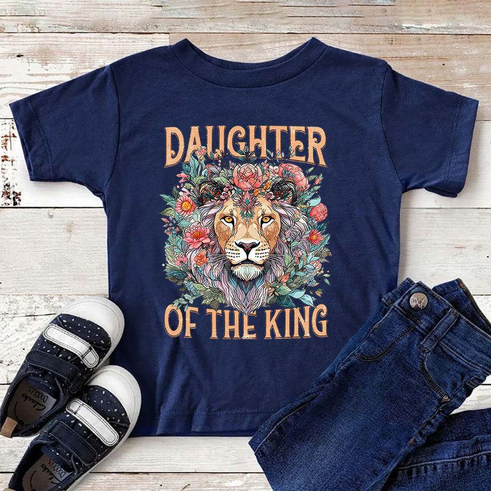 Daughter Of The King Kids Christian T-Shirt