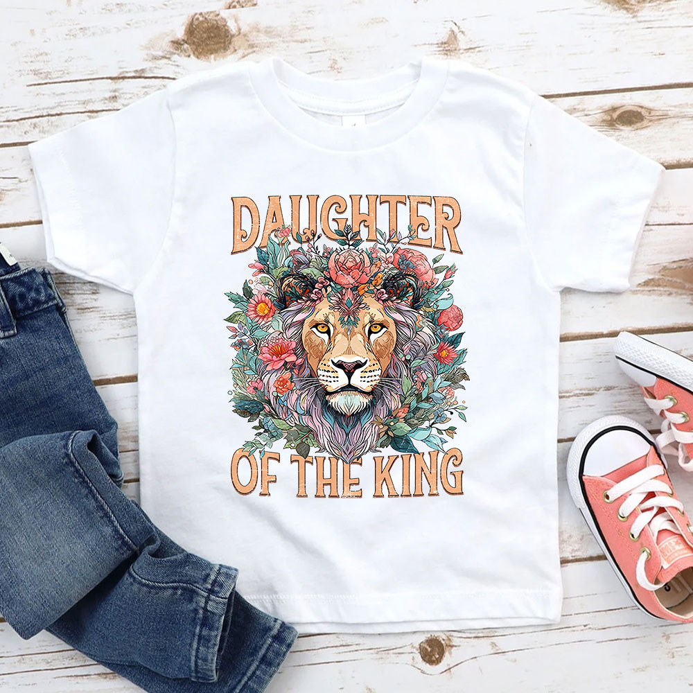 Daughter Of The King Kids Christian T-Shirt