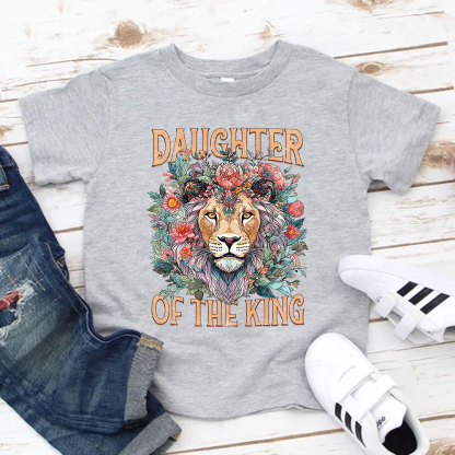 Daughter Of The King Kids Christian T-Shirt