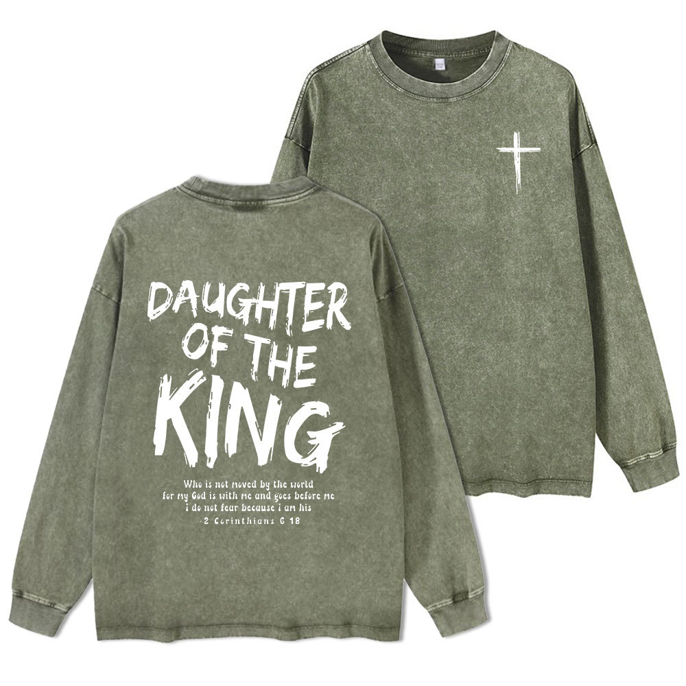 Daughter Of The King Washed Long Sleeve T-Shirt