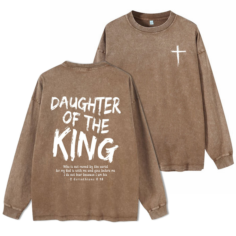 Daughter Of The King Washed Long Sleeve T-Shirt