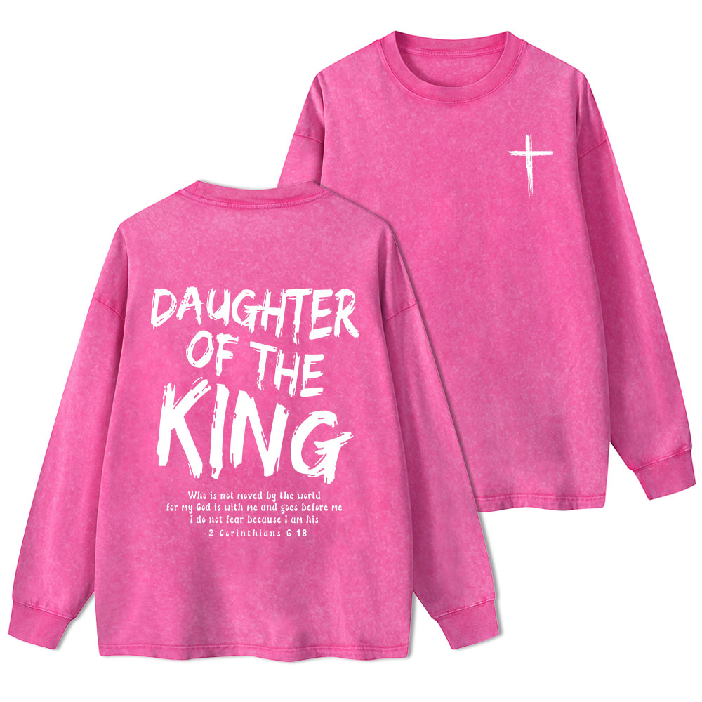Daughter Of The King Washed Long Sleeve T-Shirt