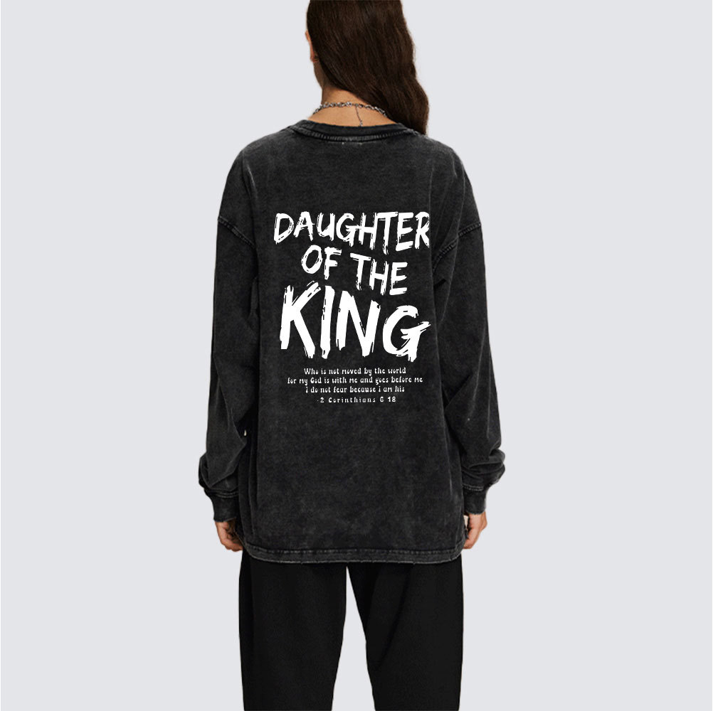 Daughter Of The King Washed Long Sleeve T-Shirt